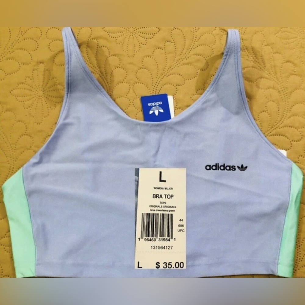 NEW..WOMEN LARGE ADIDAS ORIGINALS BRA TOP